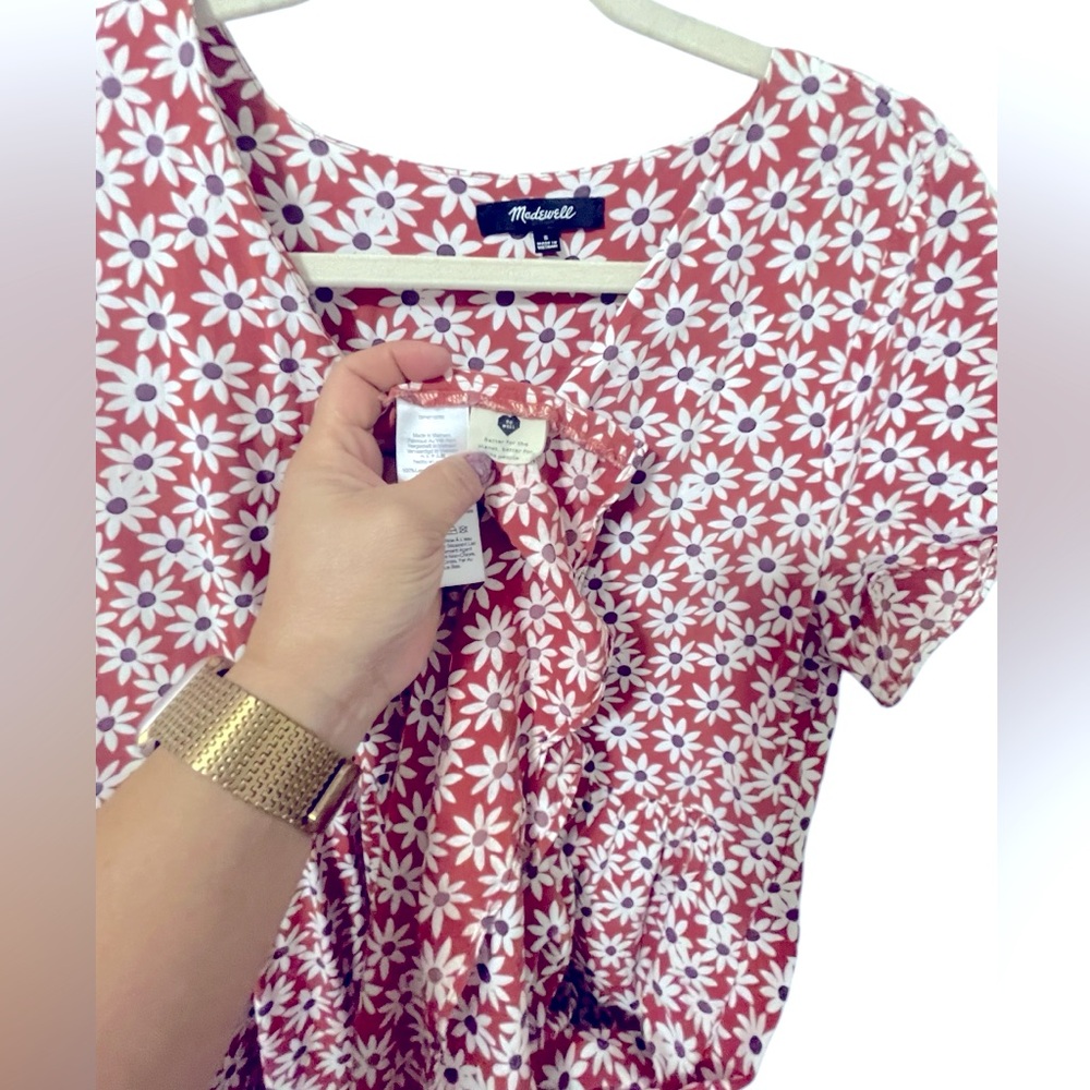 💚💚 MADEWELL Clara Midi Dress in Falling Daisies - Picture 7 of 15